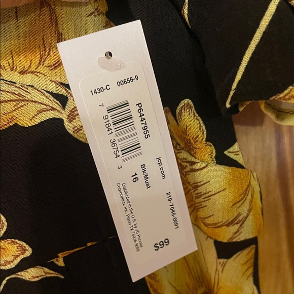Premier Black and Yellow Floral Maxi Dress - Picture 3 of 12